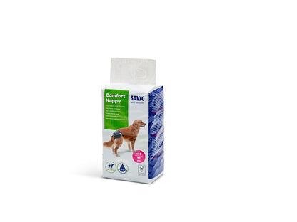 Couches pour chien Comfort Nappy (paquet de 12)