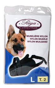 Muselière en nylon Riga - muselière pour chien