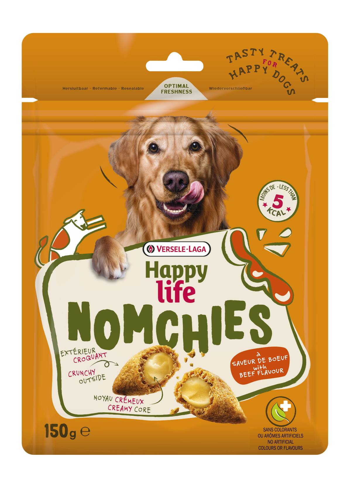 Gâteries Nomchies au boeuf pour chien 150 g