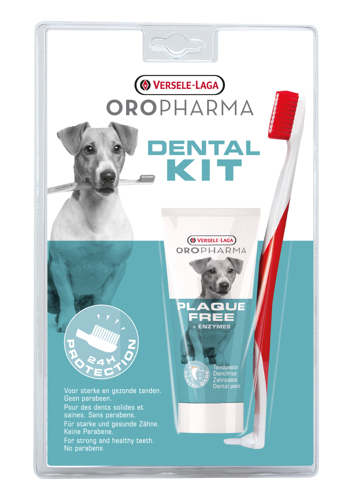 Trousse dentaire pâte et brosse à dents - soin dentaire pour chien