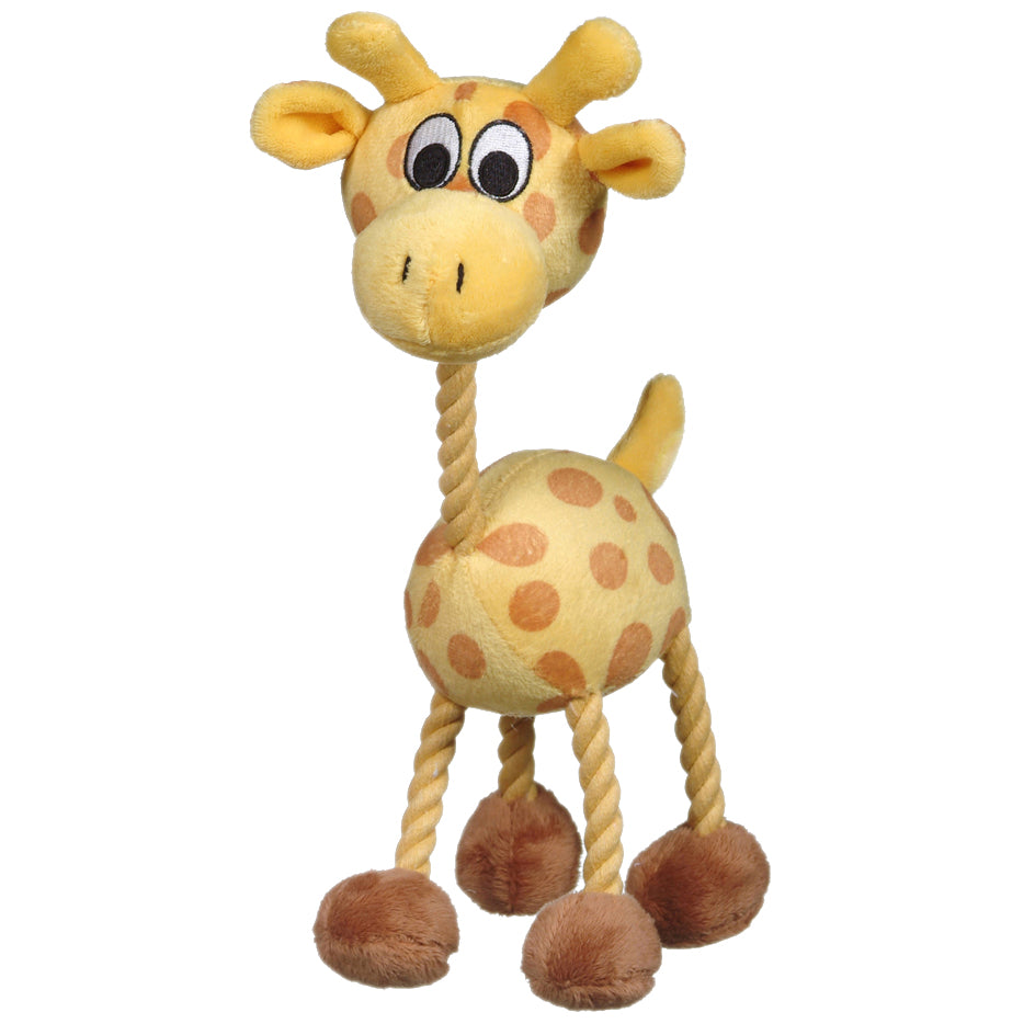 Jouet en peluche Puppy Luvz avec organe sonore, girafe jaune