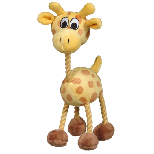 Jouet en peluche Puppy Luvz avec organe sonore, girafe jaune