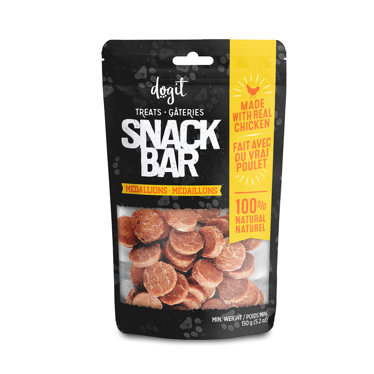 Médaillons Snack Bar pour chiens 150 g