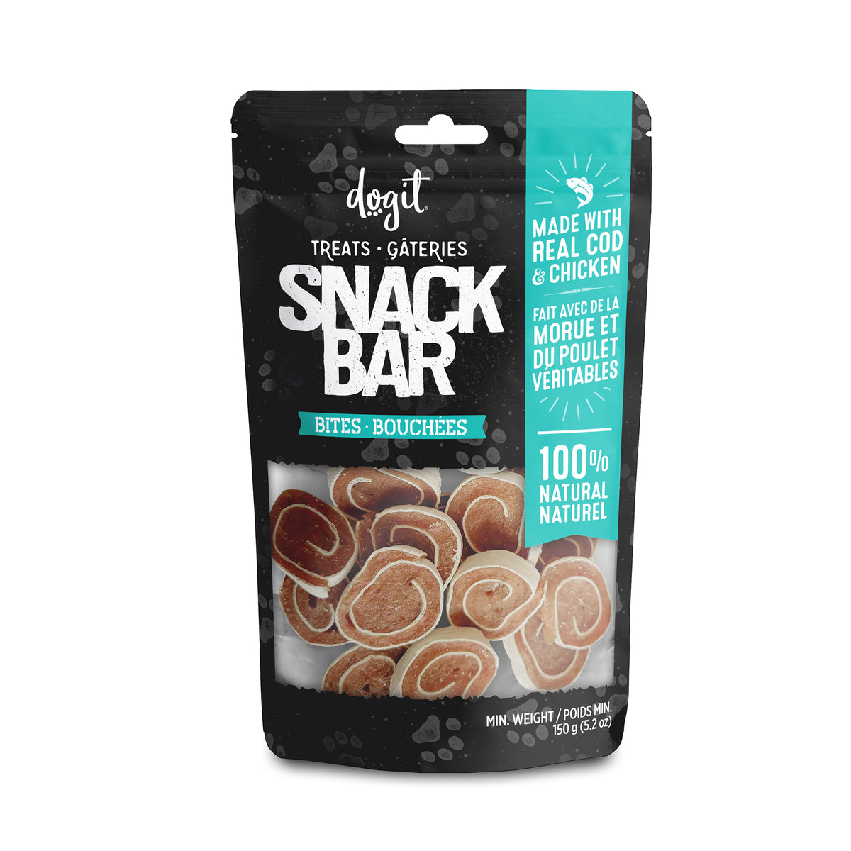 Bouchées Snack Bar pour chiens 150 g