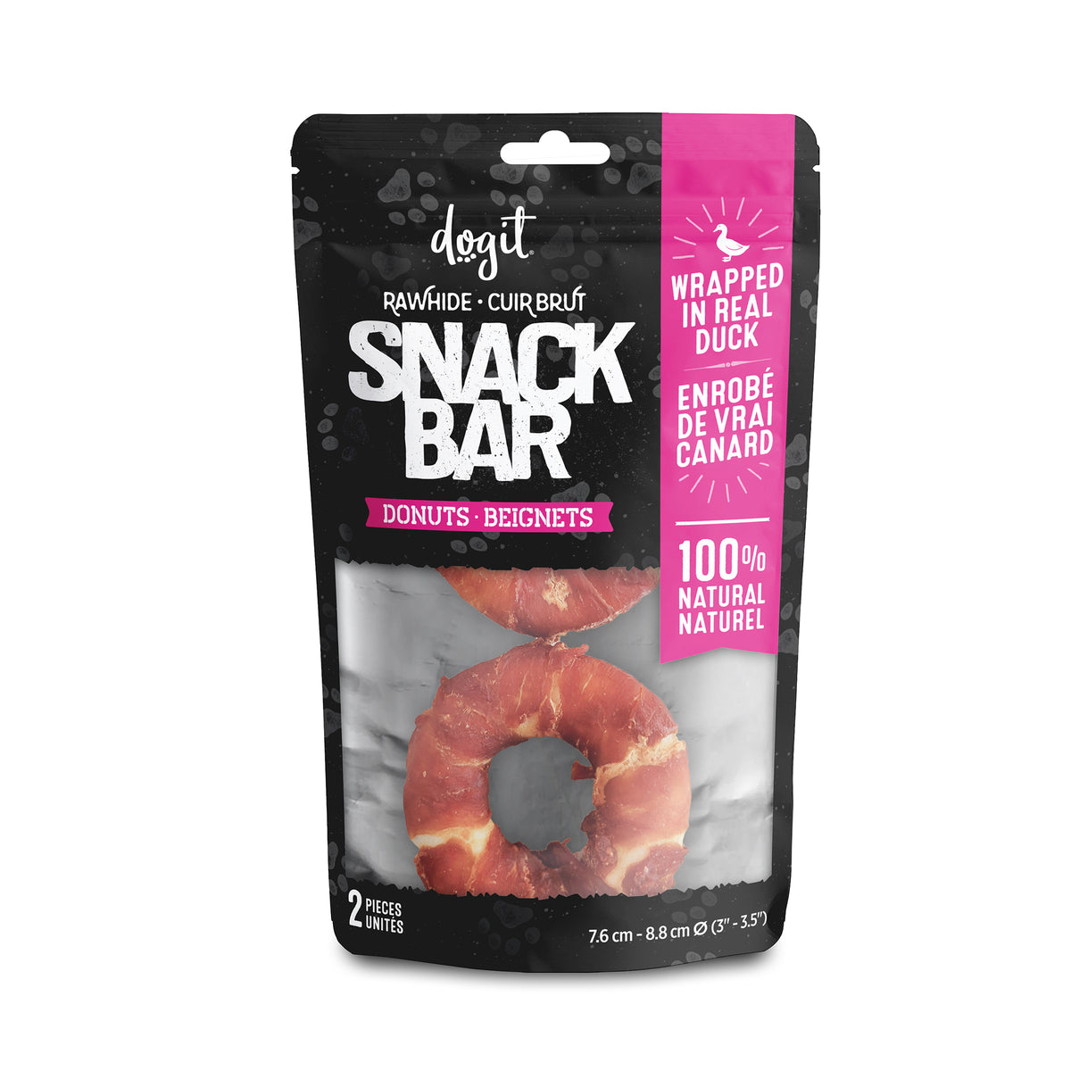 Beignets de cuir brut enrobés de canard Snack Bar