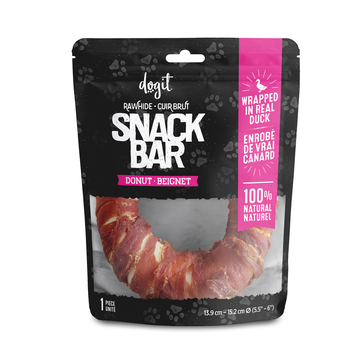 Beignets de cuir brut enrobés de canard Snack Bar