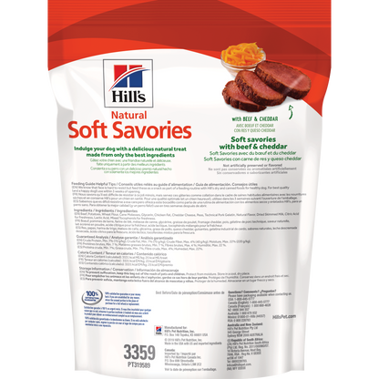 Gâteries naturelles pour chiens Soft Savories avec bœuf et cheddar 227 g