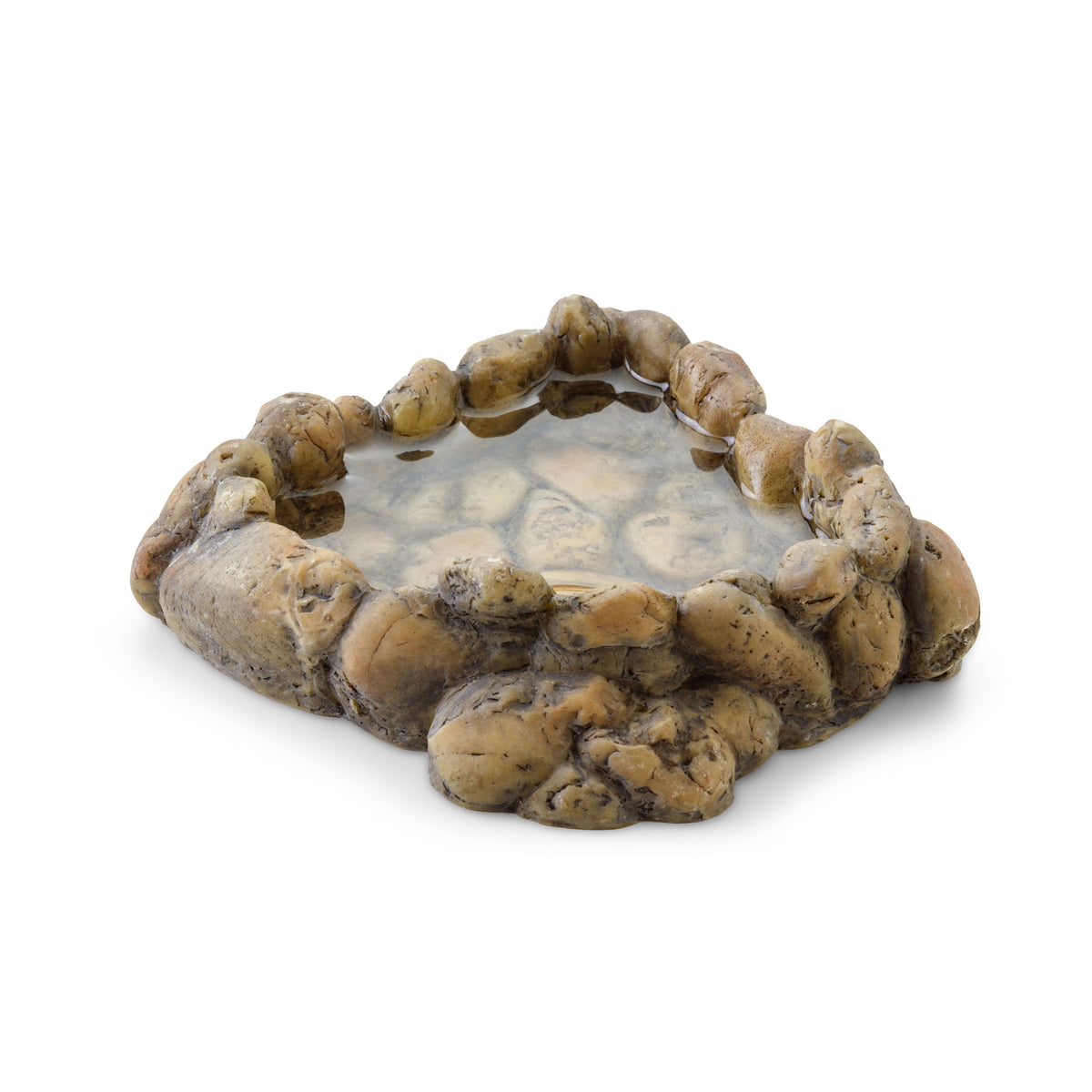 Bol à eau de coin effet rocher