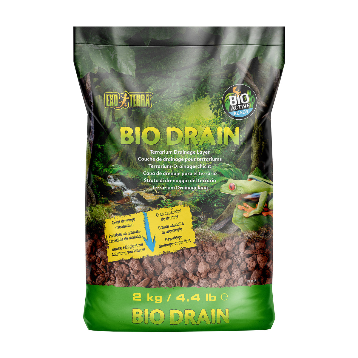 Substrat de drainage BioDrain pour terrarium 2 kg