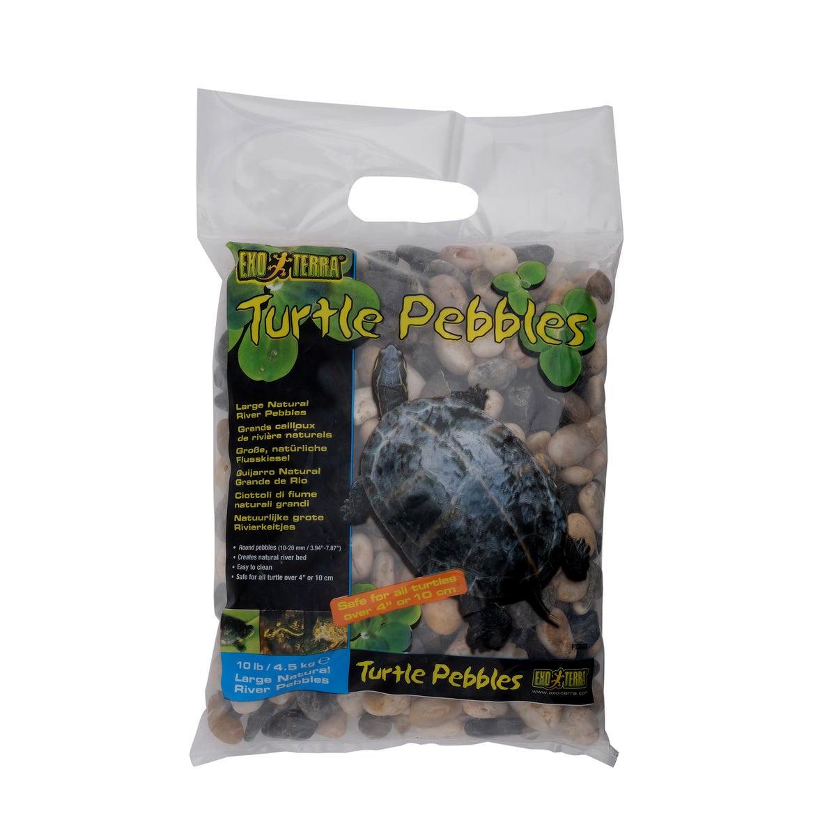 Gravier pour tortues, gros, 1-2 cm 4,5 kg