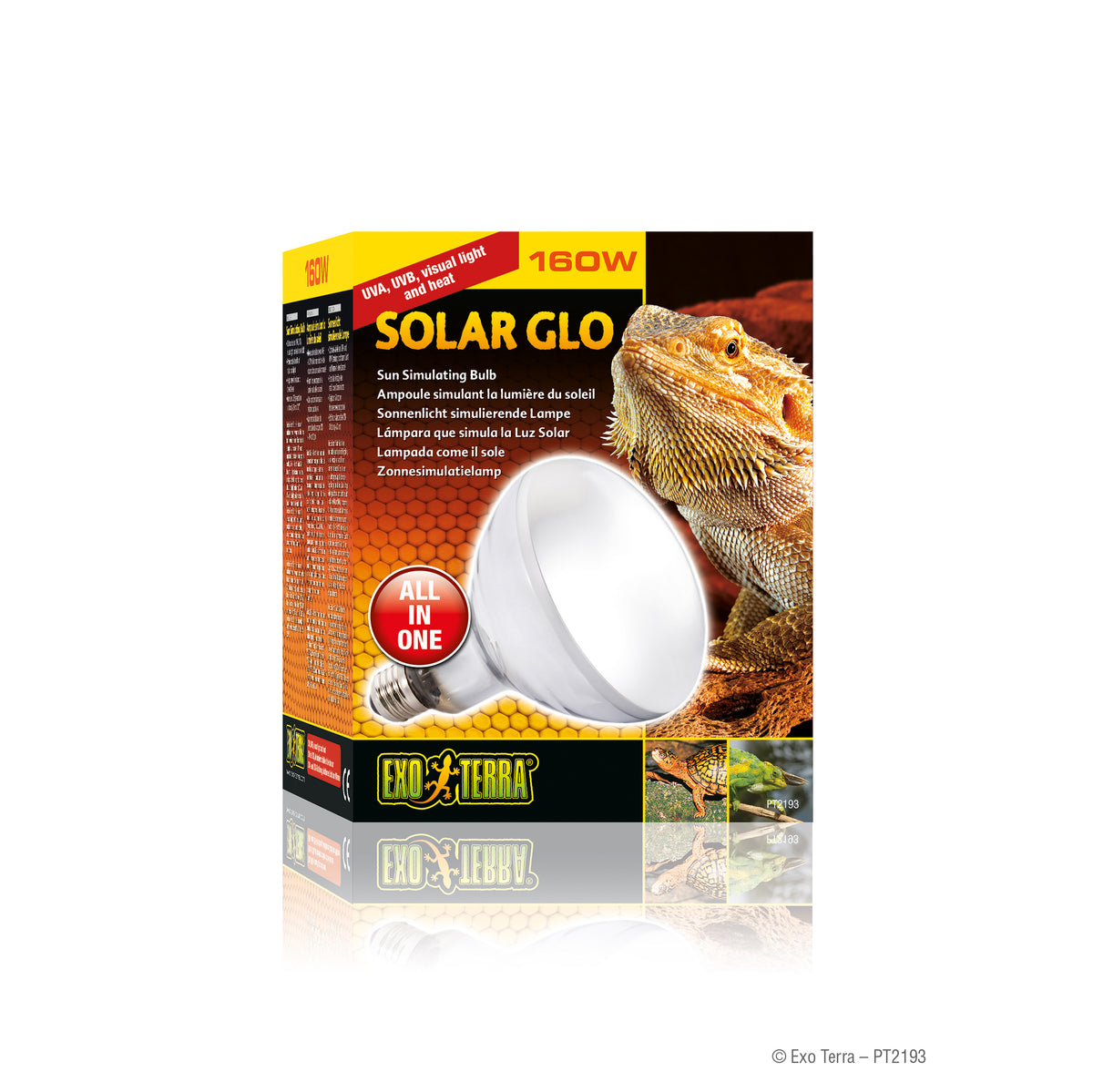 Ampoule Solar Glo simulant la lumière du soleil