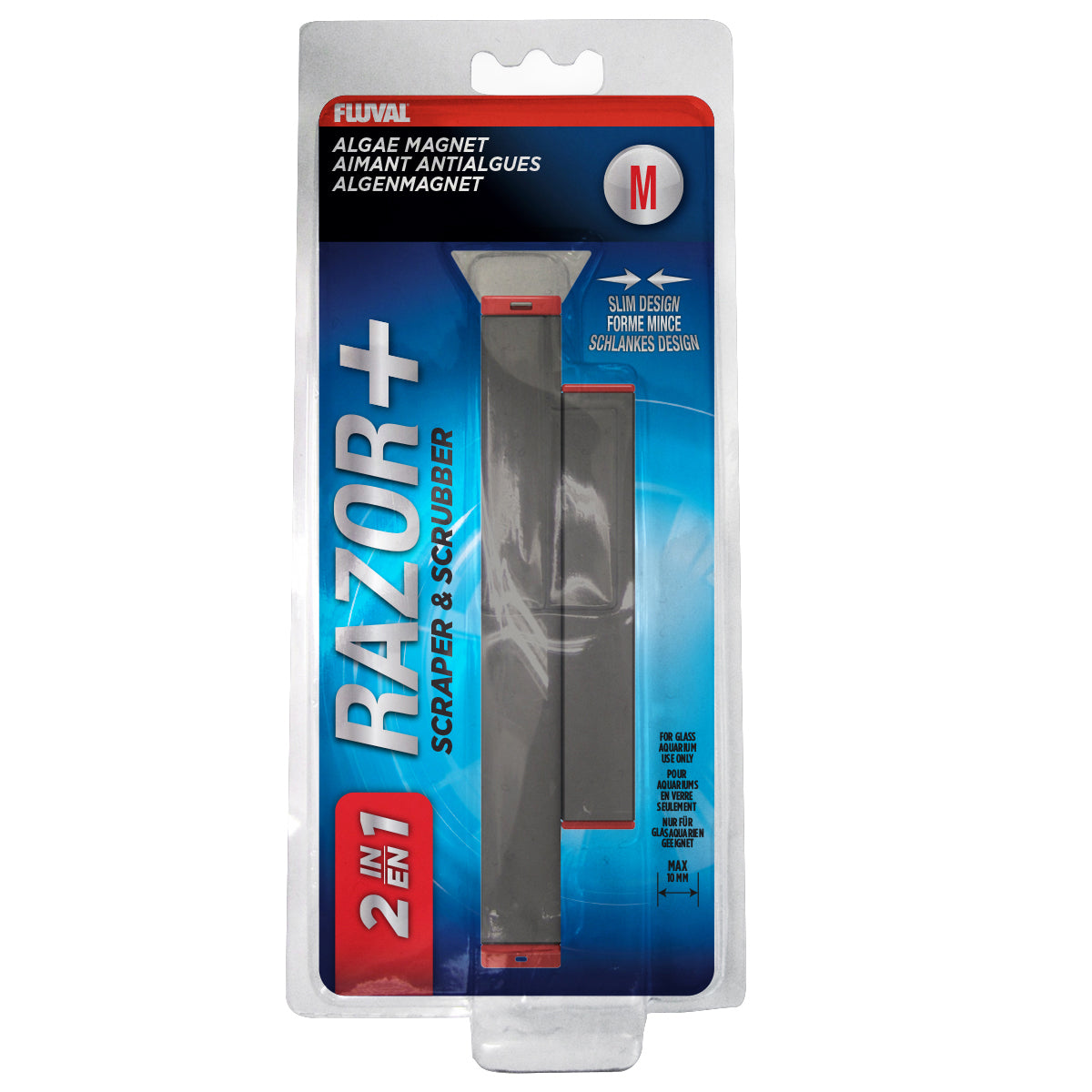 Aimant antialgues Razor+ 2 en 1 pour aquarium - Fluval