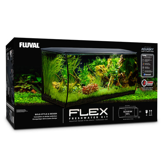 Aquarium équipé Flex, noir 123 L