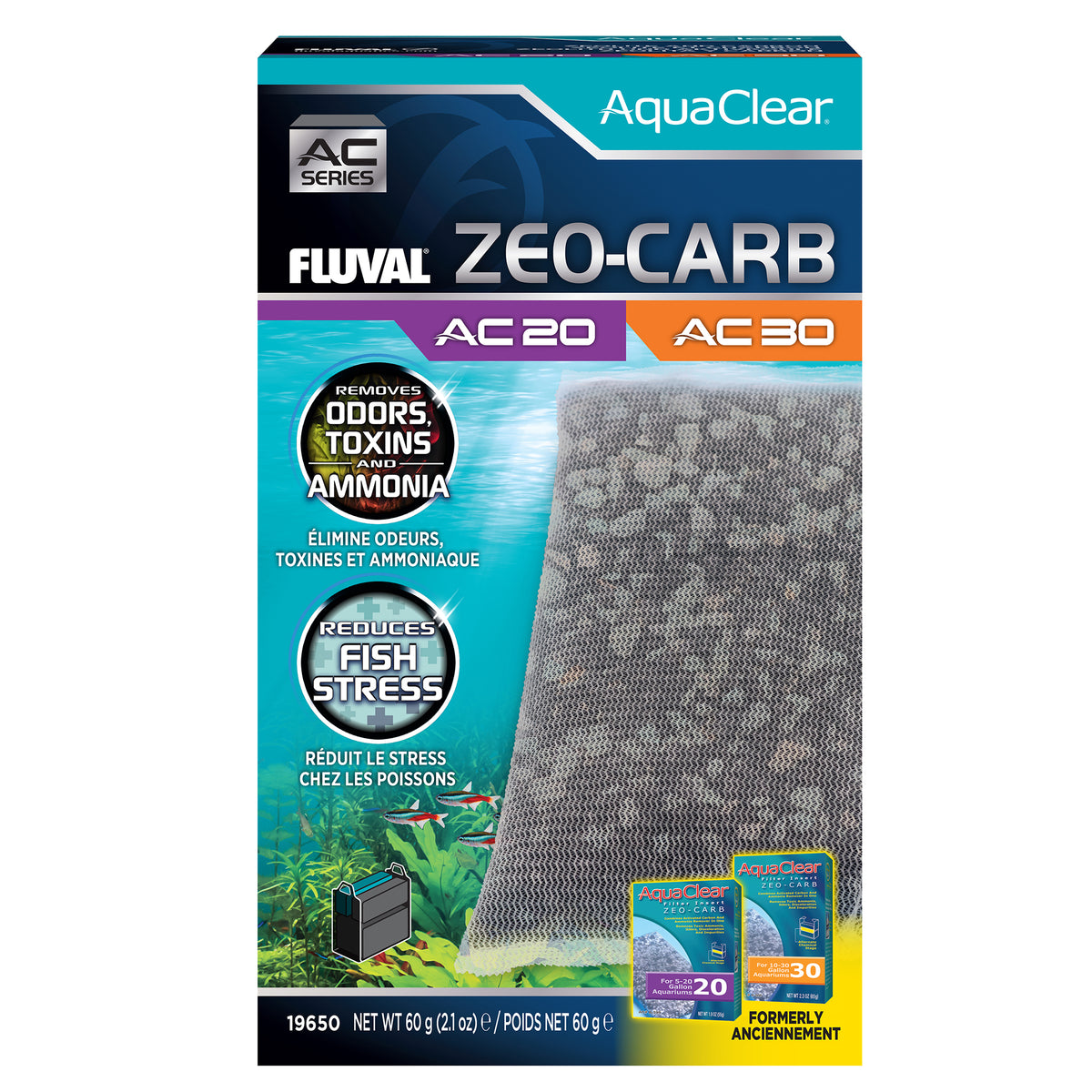 Masse filtrante Zeo-Carb pour filtre à moteur série AC