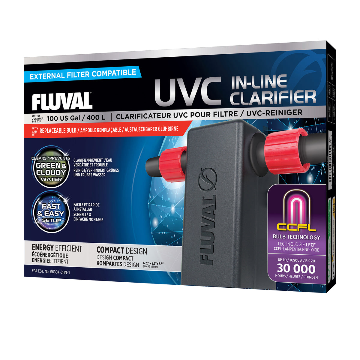 Clarificateur UVC, 3 W