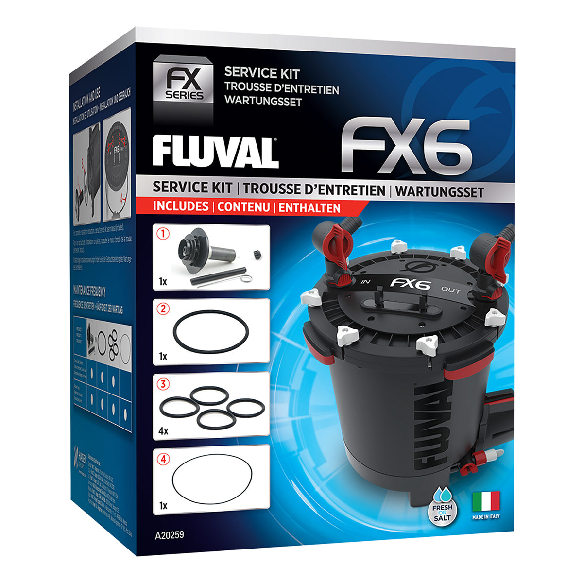 Trousse d'entretien pour filtre extérieur FX6