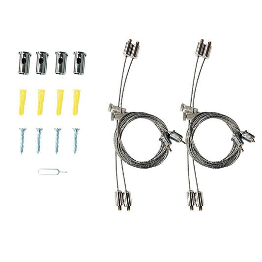 Trousse de suspension de rechange pour rampe d'éclairage à DEL Plant Pro