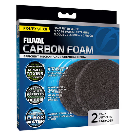 Blocs de mousse imprégnée de charbon pour filtres FX5 et FX6 (paquet de 2)