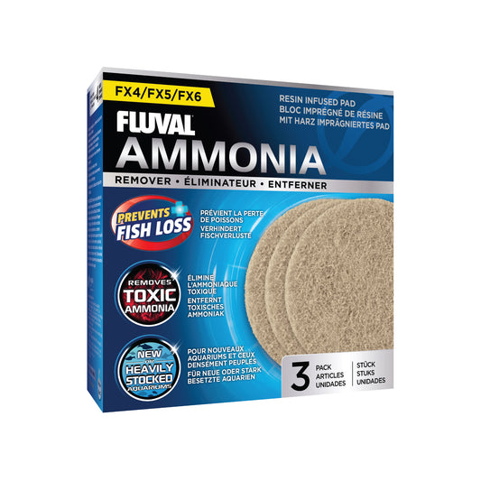 Éliminateur d'ammoniaque pour filtres extérieurs FX4/FX5/FX6 (paquet de 3)