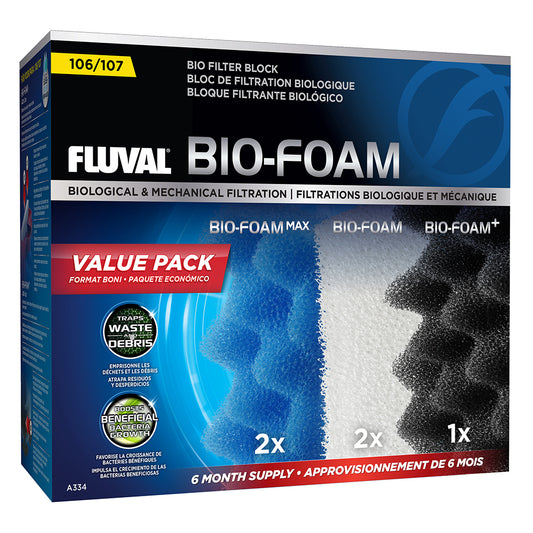 Ensemble économique de masses filtrantes Bio-Foam pour filtre 107
