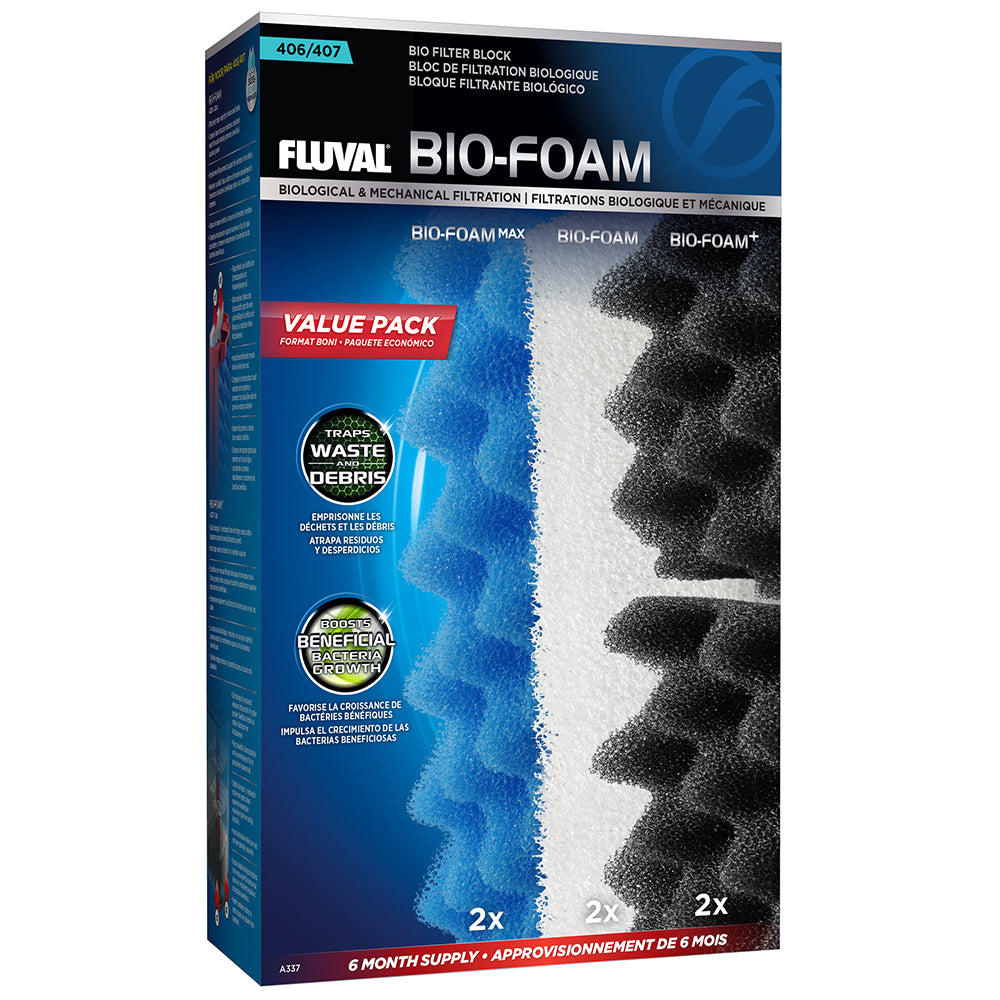 Ensemble économique de masses filtrantes Bio-Foam pour filtre 407