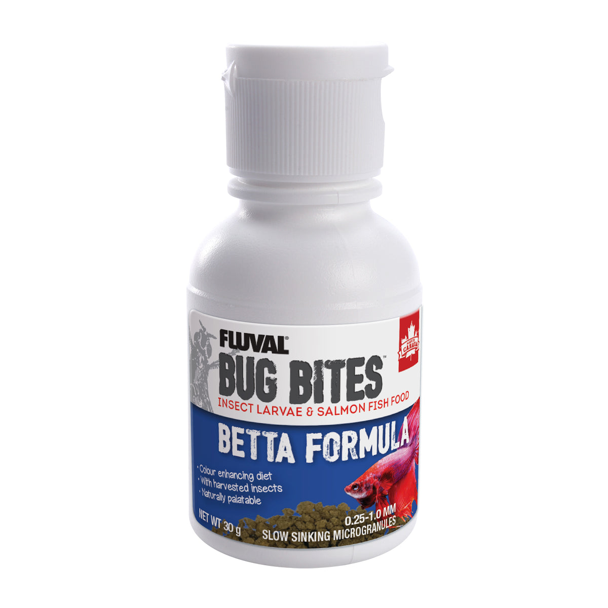 Microgranulés Bug Bites pour bettas, 0,5-1,5 mm 30 g