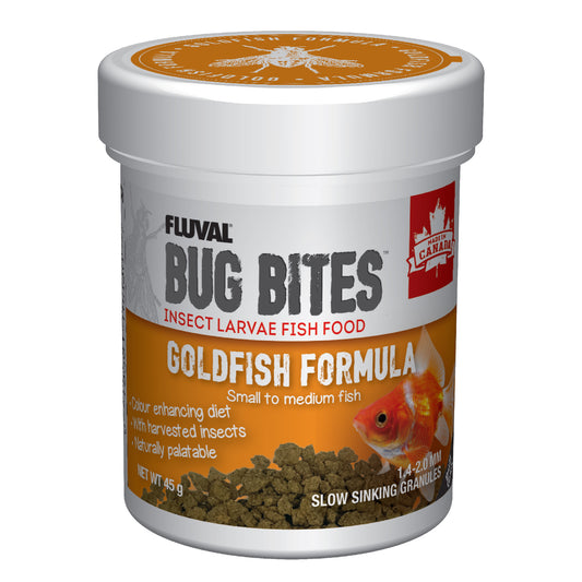 Microgranulés Bug Bites pour poissons rouges de petite à moyenne taille, 1,4-1,6 mm 45 g