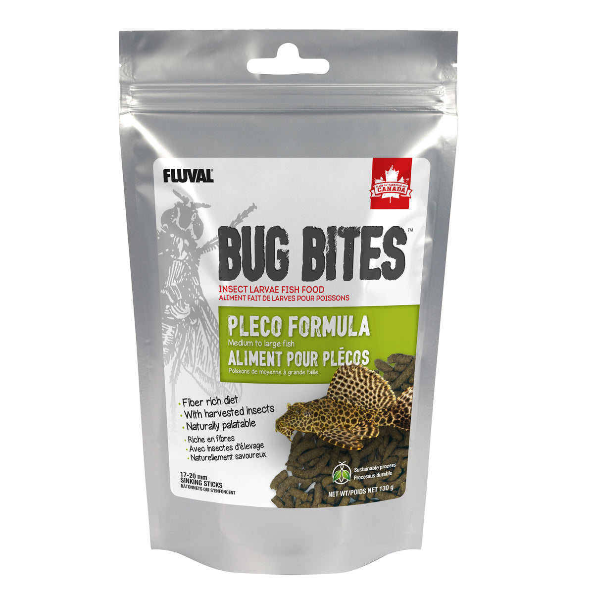 Bâtonnets Bug Bites pour poissons de fond de moyenne à grande taille, 17-20 mm 130 g