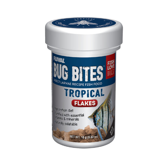 Flocons Bug Bites pour poissons tropicaux
