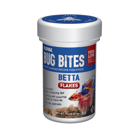 Flocons Bug Bites pour bettas 18 g