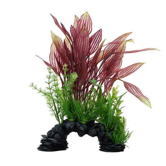 Plante de dentelle rouge Deco Scapes Aqualife, 25,5 cm