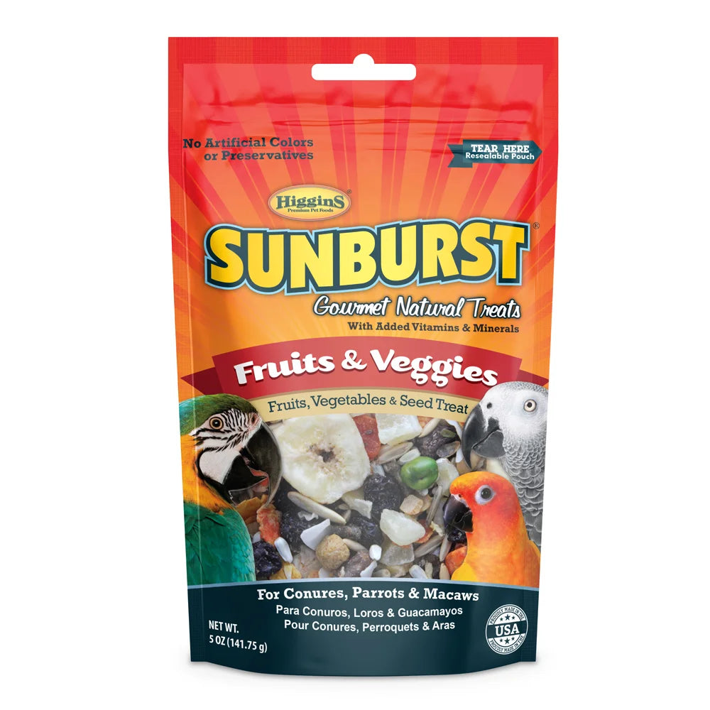 Friandises aux fruits et légumes pour oiseau - Sunburst