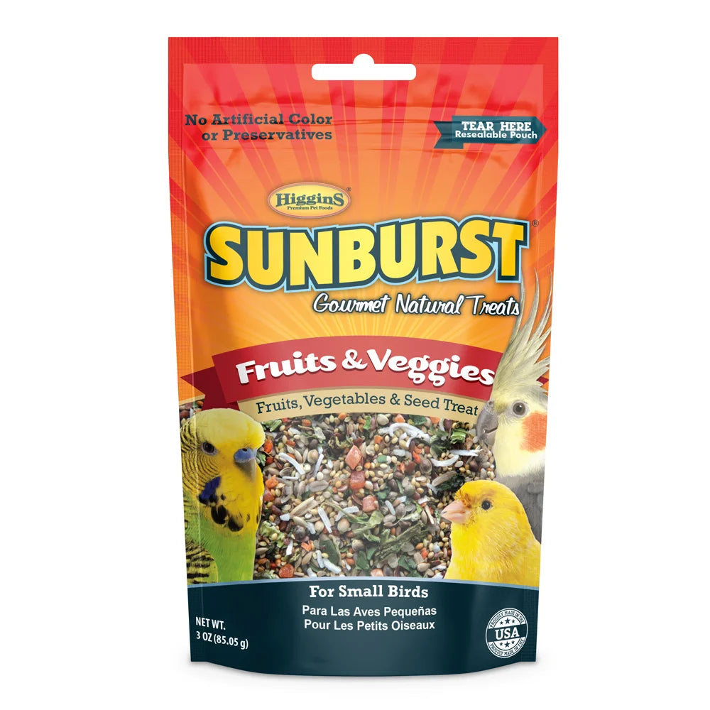 Friandises aux fruits et légumes pour oiseau - Sunburst