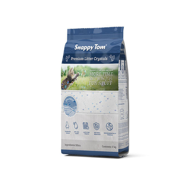 Litière de silice pour chat Snappy Tom