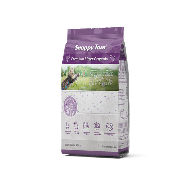 Litière de silice pour chat Snappy Tom