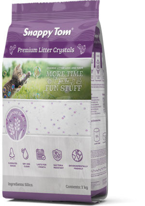 Litière de silice pour chat Snappy Tom