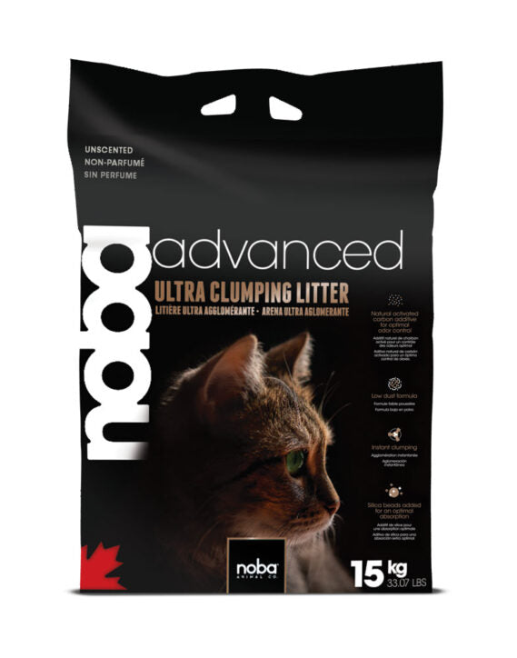 Litière agglomérante Advanced inodore pour chat - Noba