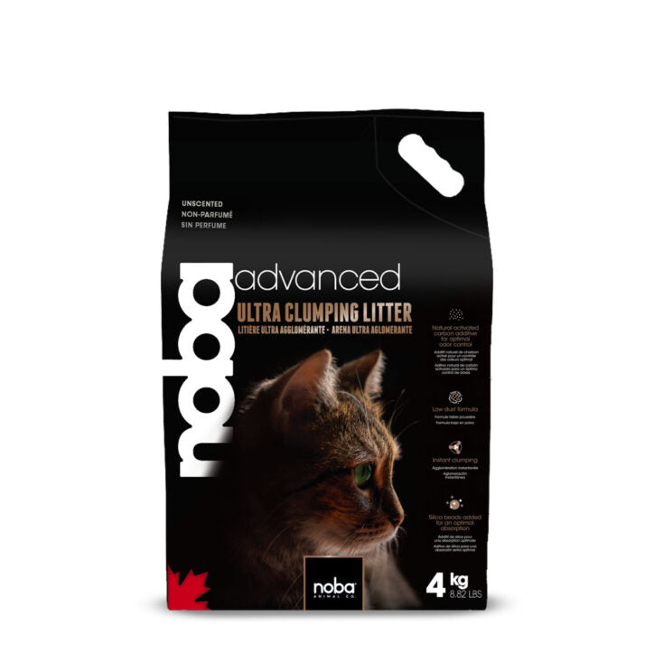 Litière agglomérante Advanced inodore pour chat - Noba