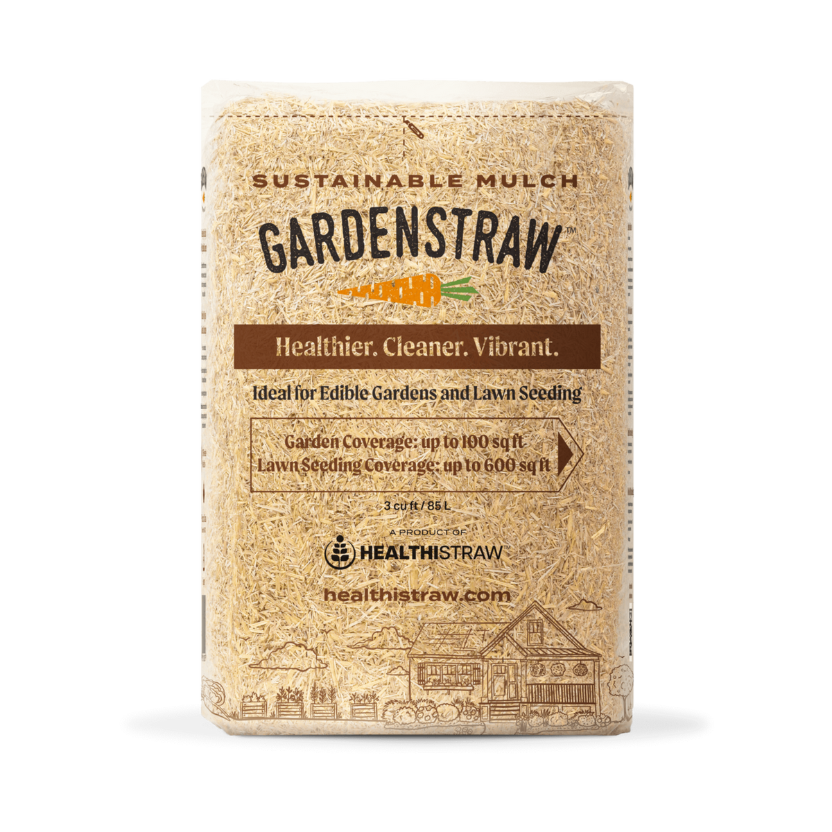 Paille hachée pour litière HealthiStraw