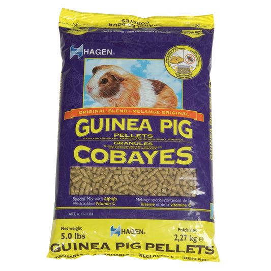 Aliment en granulés pour cochons d'Inde