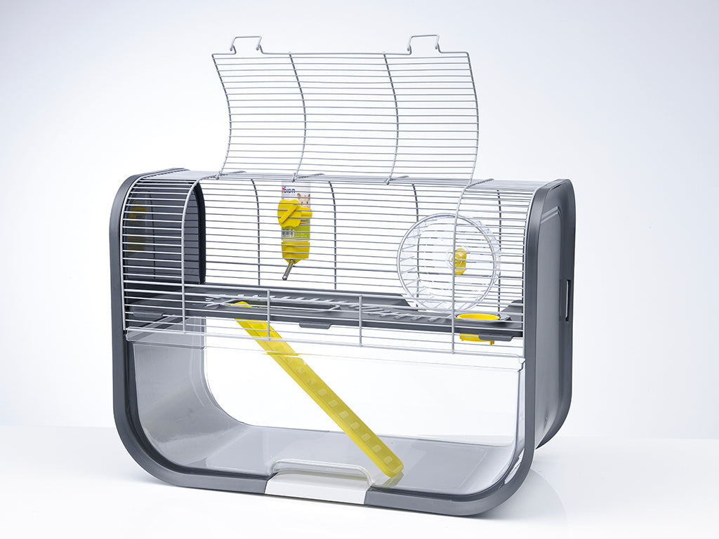 Geneva argent et gris - cage pour hamster
