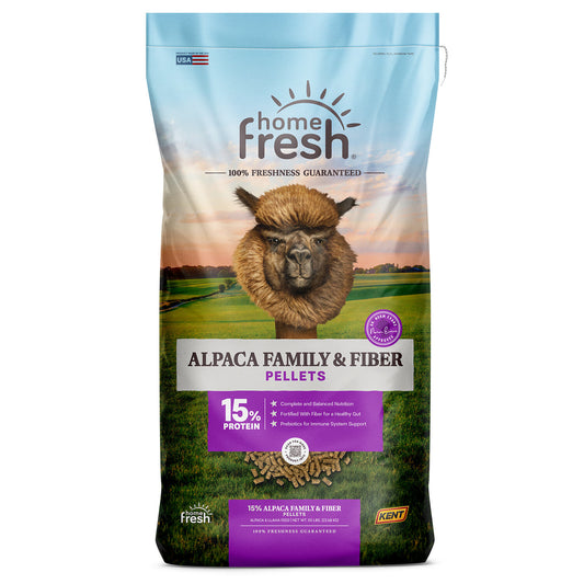 Moulée Family & Fiber en cubes pour alpagas 22,68 kg