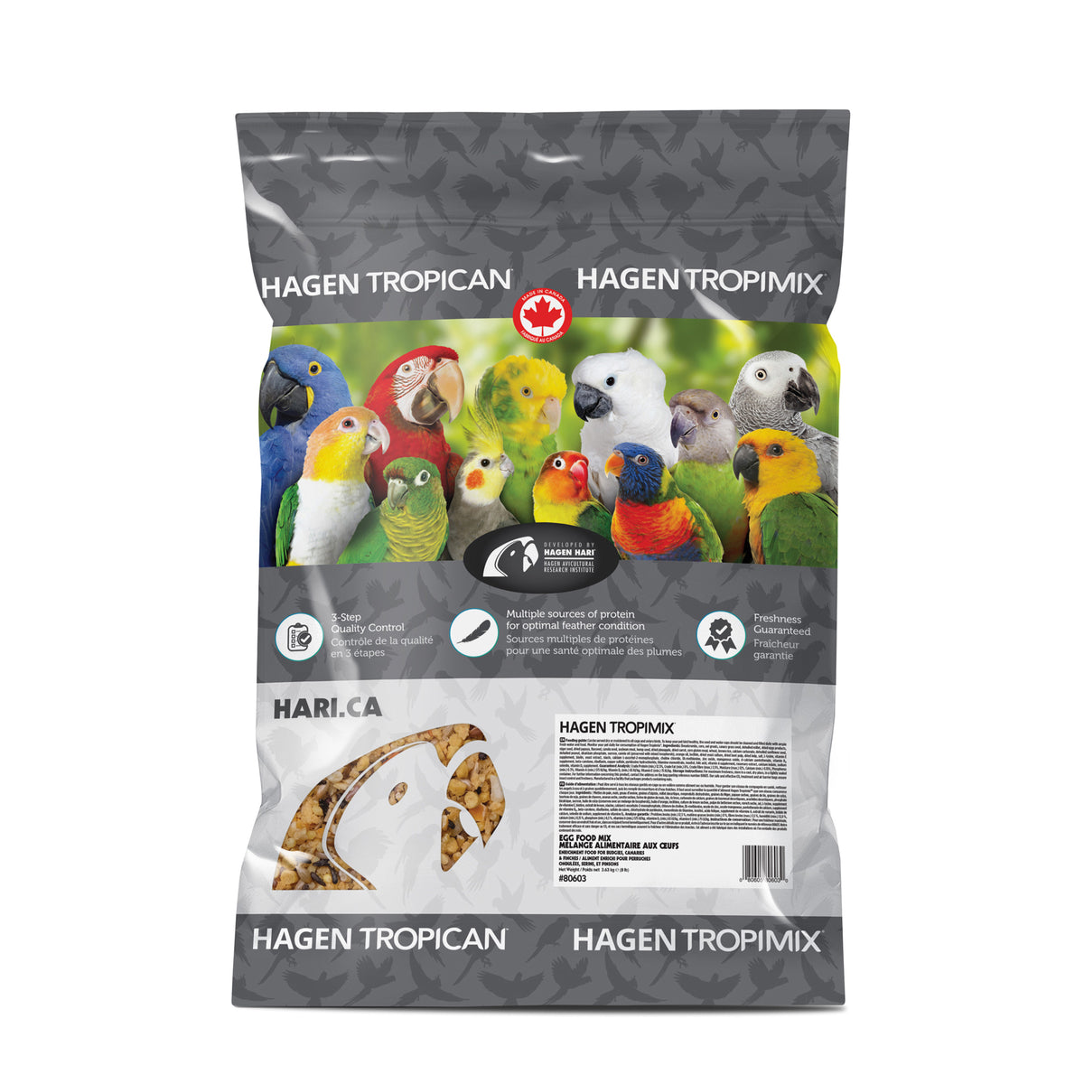 Mélange aux œufs Tropimix pour perruches ondulées, serins et pinsons