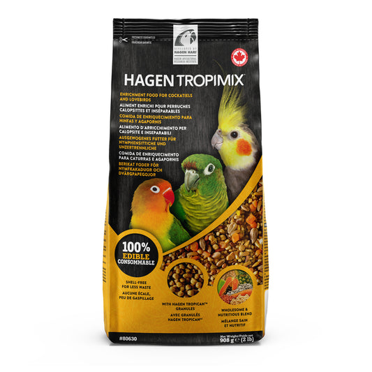 Aliment Tropimix pour perruches calopsittes et inséparables