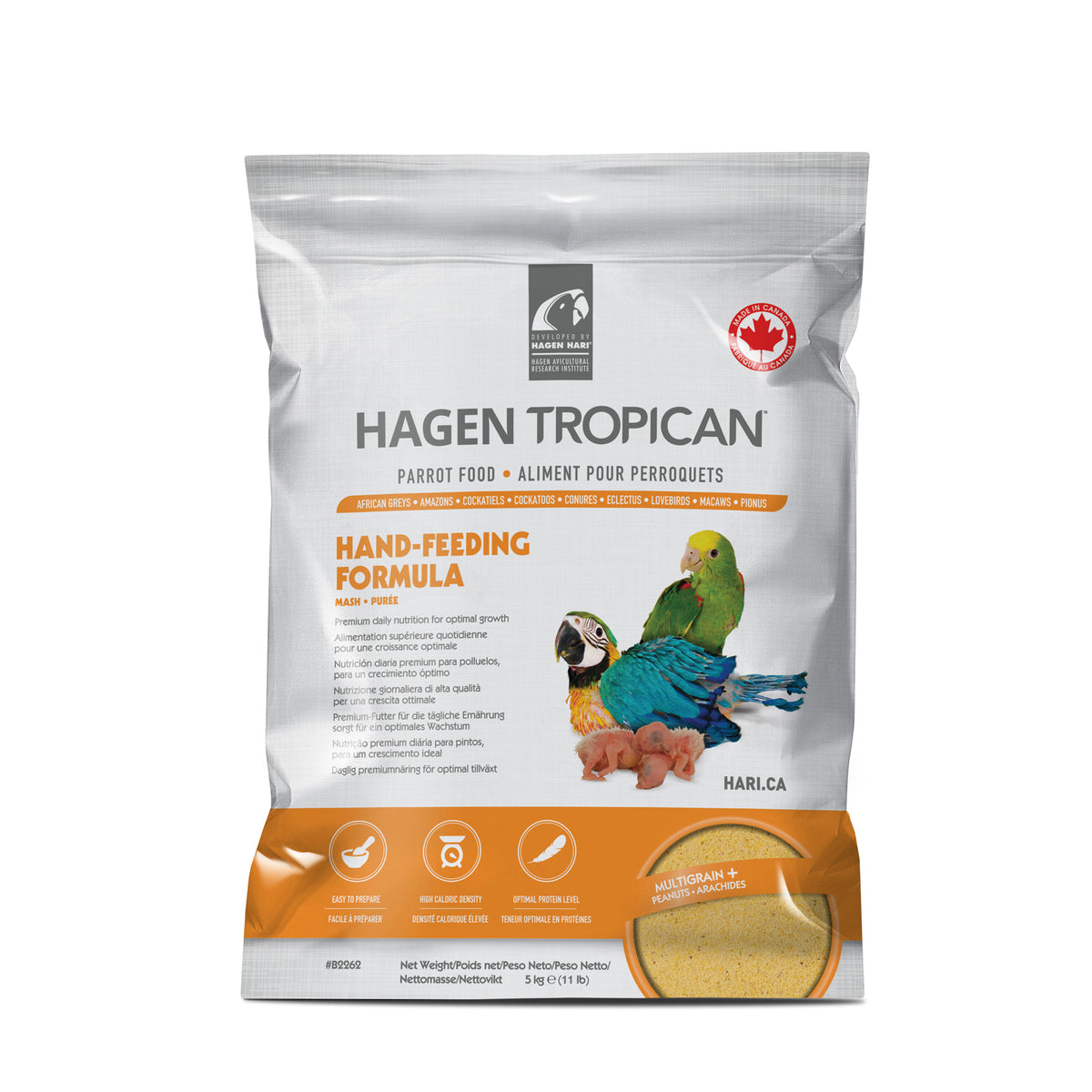 Aliment Hand-Feeding Tropican pour le nourrissage à la main