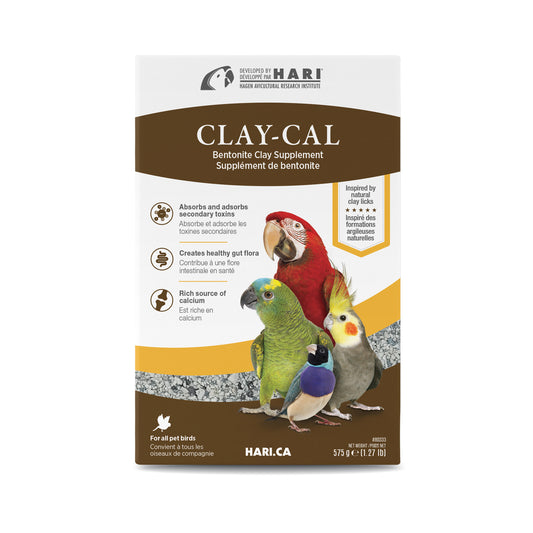 Supplément de bentonite Clay-Cal pour oiseaux 575 g