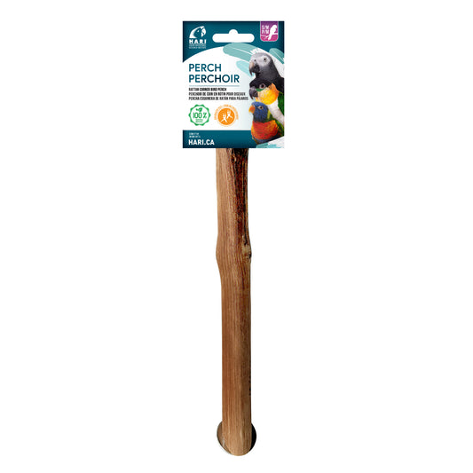Perchoir de coin en rotin, diam. 3 cm x L. 36 cm
