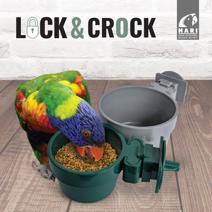 Bol de nourrissage ultrarésistant et antidéversement Lock & Crock