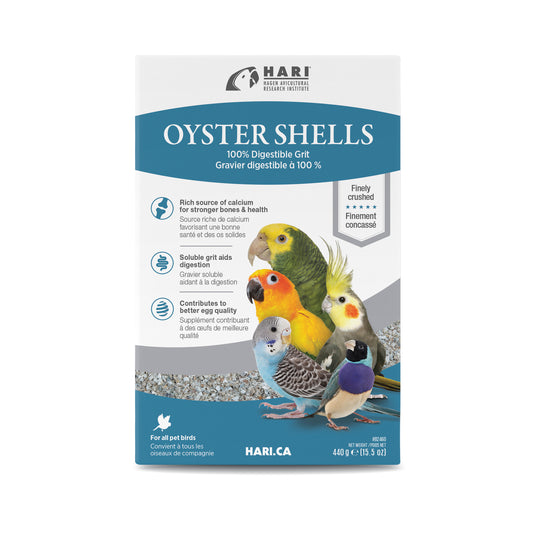 Coquilles d'huîtres moulues 440 g