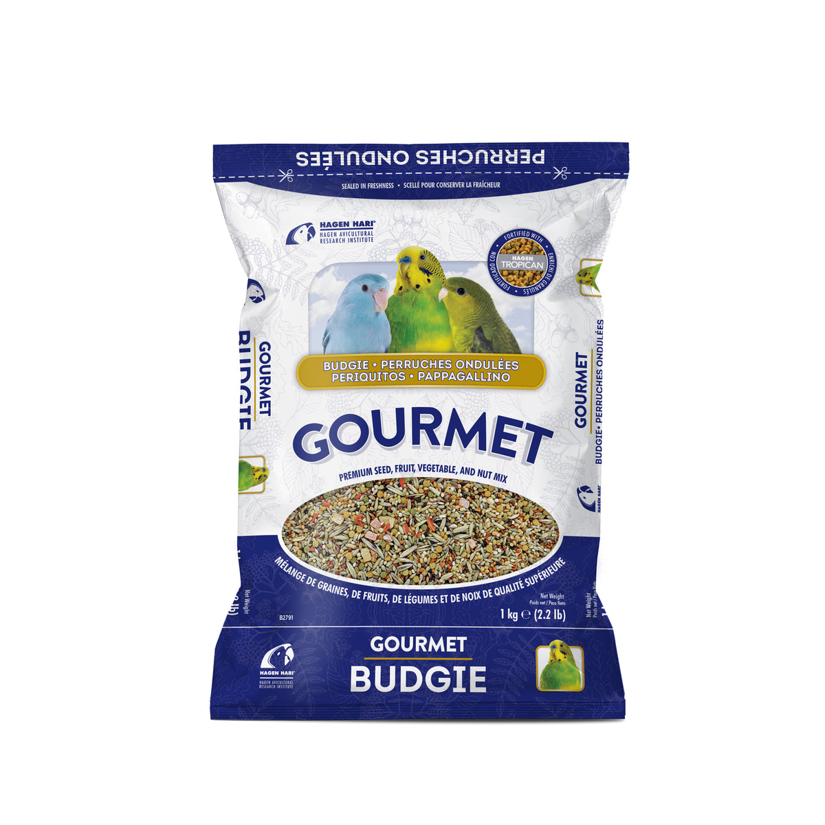 Mélange Gourmet de qualité supérieure pour perruches ondulées